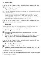 Preview for 10 page of Philips RQ1050 with charger Manual