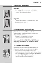 Preview for 41 page of Philips RQ1051 User Manual