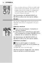 Preview for 74 page of Philips RQ1051 User Manual