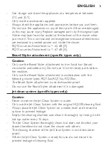 Preview for 5 page of Philips RQ11 IIB Series Important Information Booklet