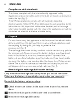 Preview for 6 page of Philips RQ11 IIB Series Important Information Booklet