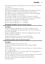 Preview for 9 page of Philips RQ11 IIB Series Important Information Booklet