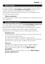 Preview for 31 page of Philips RQ11 IIB Series Important Information Booklet