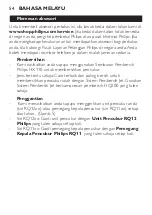 Preview for 54 page of Philips RQ11 IIB Series Important Information Booklet