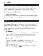 Preview for 20 page of Philips RQ11 series Manual