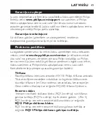 Preview for 41 page of Philips RQ11 series Manual