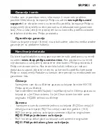 Preview for 69 page of Philips RQ11 series Manual