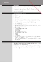 Preview for 4 page of Philips RQ1100 Series User Manual