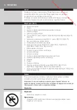 Preview for 94 page of Philips RQ1100 Series User Manual