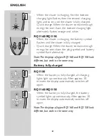 Preview for 30 page of Philips rq1160cc Instruction Manual