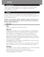 Preview for 8 page of Philips RQ11XX Important Information Booklet