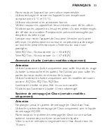 Preview for 33 page of Philips RQ11XX Important Information Booklet