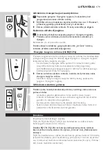 Предварительный просмотр 179 страницы Philips RQ1200 series User Manual