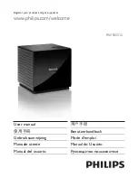 Предварительный просмотр 1 страницы Philips RWSS5512 User Manual