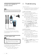 Предварительный просмотр 6 страницы Philips RWSS5512 User Manual