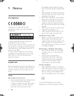 Preview for 3 page of Philips RWSS9512/00 User Manual