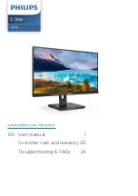 Philips S line 222S1 User Manual предпросмотр