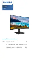 Предварительный просмотр 1 страницы Philips S Line 322S1 User Manual