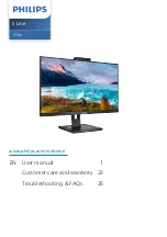 Предварительный просмотр 1 страницы Philips S Series User Manual