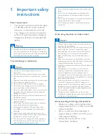 Preview for 5 page of Philips S10 User Manual