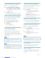 Preview for 31 page of Philips S10 User Manual