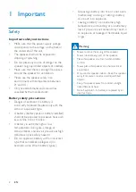 Предварительный просмотр 3 страницы Philips S6305 User Manual