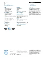 Preview for 2 page of Philips SA018104P Manual