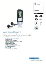 Philips SA1200 Manual preview