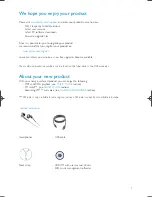 Preview for 2 page of Philips SA160 User Manual