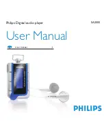 Предварительный просмотр 1 страницы Philips SA2000 User Manual