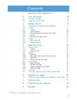 Preview for 3 page of Philips SA2200 User Manual