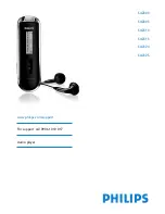 Philips SA2300 User Manual предпросмотр