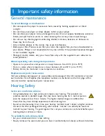 Preview for 4 page of Philips SA2300 User Manual