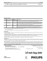 Preview for 17 page of Philips SA2411 Datasheet