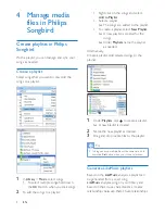 Предварительный просмотр 10 страницы Philips SA2SONGBRD/00 User Manual