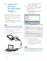 Предварительный просмотр 16 страницы Philips SA2SONGBRD/00 User Manual