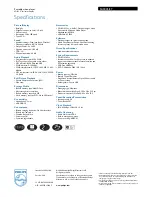 Preview for 2 page of Philips SA3045 Specifications