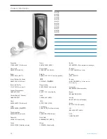 Предварительный просмотр 14 страницы Philips SA4100 Quick Start Manual