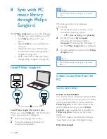 Preview for 19 page of Philips SA4RGA02BN/12 User Manual