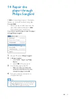 Предварительный просмотр 36 страницы Philips SA4VBE04KF/12 User Manual