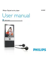 Philips SA5000 User Manual preview