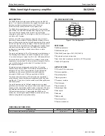 Предварительный просмотр 2 страницы Philips SA5205A Datasheet