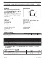 Preview for 2 page of Philips SA5223 Datasheet