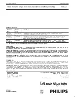 Preview for 12 page of Philips SA5223 Datasheet