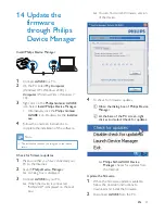 Предварительный просмотр 28 страницы Philips SA5AZU/37 User Manual