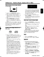 Предварительный просмотр 59 страницы Philips SACD1000 Instructions For Use Manual