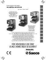 Philips Saeco HD 8423 Operating Instructions Manual предпросмотр