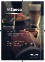 Philips Saeco INCANTO HD8918 User Manual preview