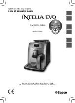 Предварительный просмотр 1 страницы Philips Saeco INTELIA EVO HD8753 Instructions Manual