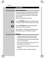 Preview for 6 page of Philips Saeco Intelia HD8751 User Manual